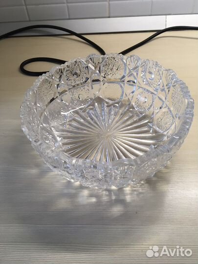 Ваза хрустальная
