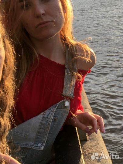 Джинсовый комбинезон женский s bershka