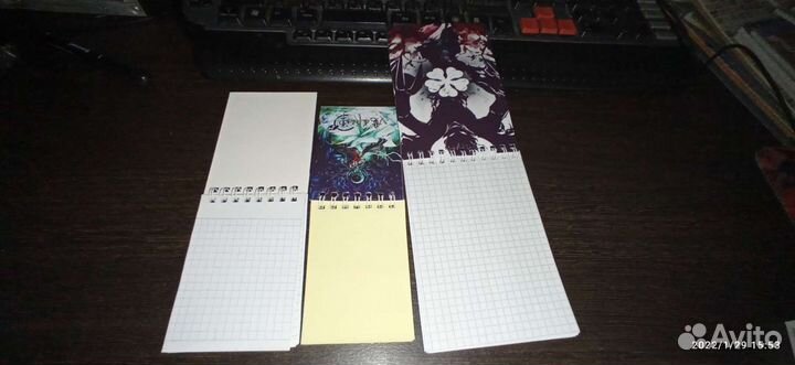 Аниме блокноты