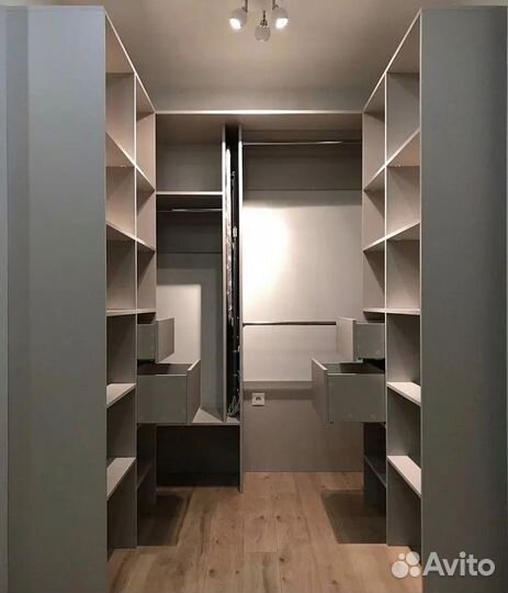 Гардеробная на заказ за короткий срок