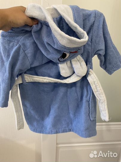 Детский махровый халат новый
