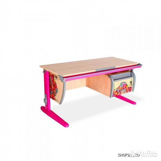 Растущая школьная парта стол для уроков Дэми
