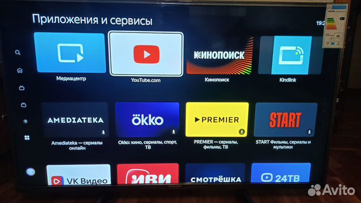 Телевизор SMART tv hartens 43 дюйма яндекс тв