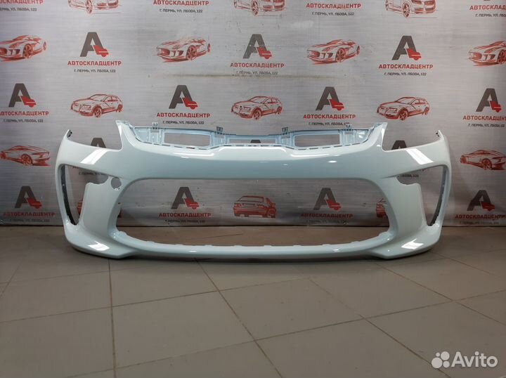 Бампер передний Kia Rio 4 2017-2020 белый