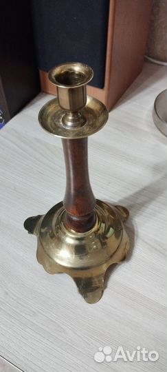 Подсвечник латунь СССР