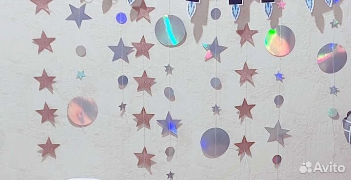 Гирлянда звёзды 2 набора