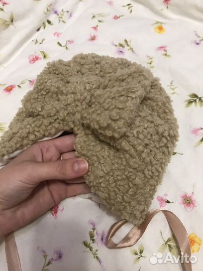 Шапка тюрбан теплая