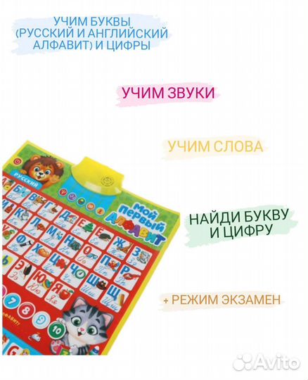 Говорящая азбука плакат