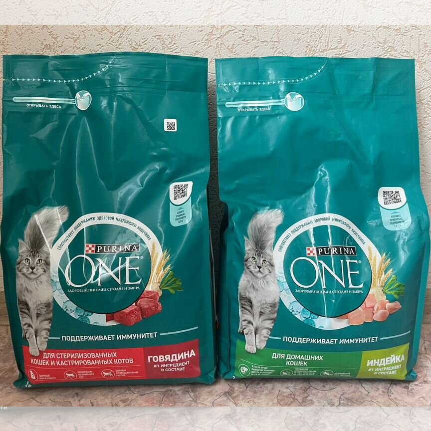 Purina One сухой корм для кошек 3 кг