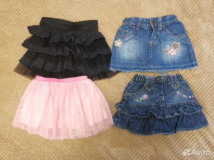 Юбки для девочки рост 80-86 см