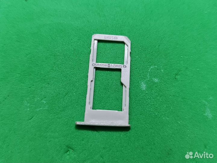 Лоток симкарты Samsung S7 золотой