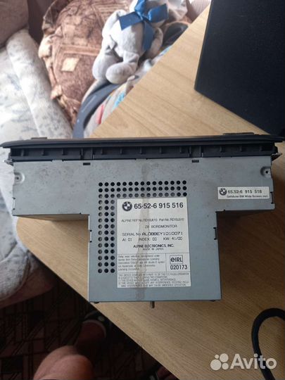 Штатная магнитола на BMW X5 E53