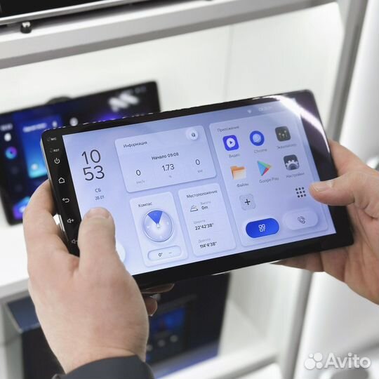 Магнитола Teyes 9’’ на Hyundai Solaris 1