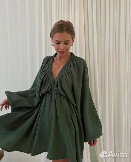 Муслиновое платье женское