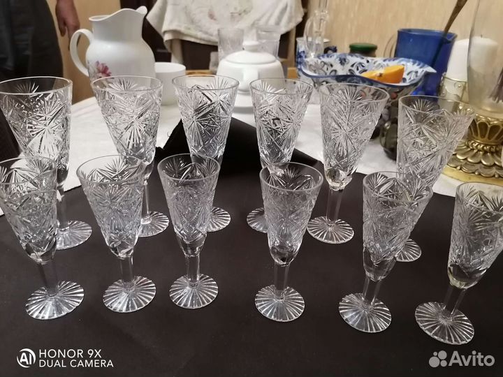 Фужеры и рюмки набор 12шт