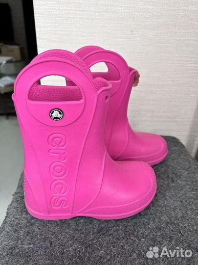 Резиновые сапоги crocs c 12