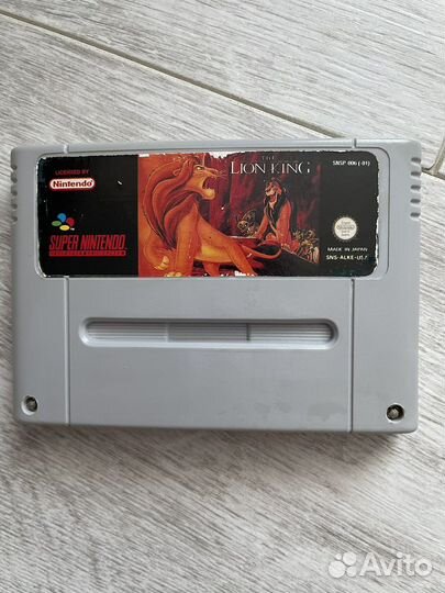 Картриджи Super Nintendo.Игры The lion king,Fifa