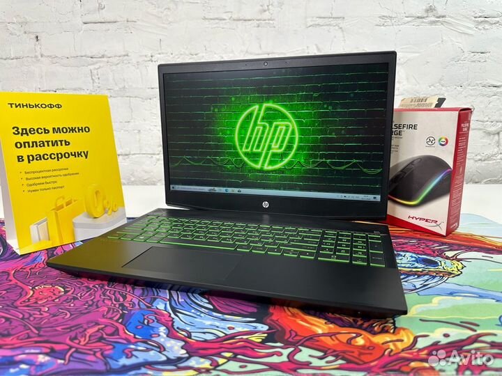 Hp pavilion i7-9750H и GTX 1060 3 GB Ram 16 GB 640