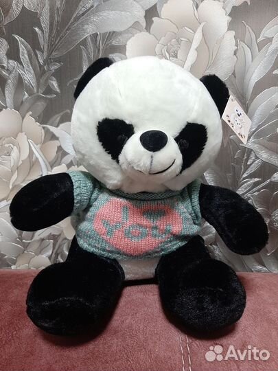 Игрушки мягкие новые стич, панда, медвежонок