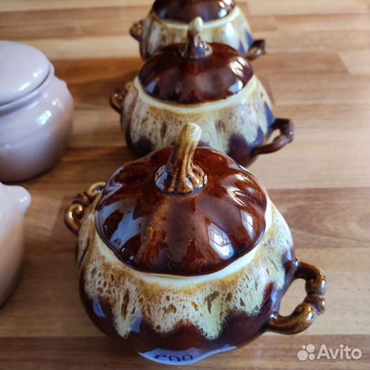 Горшки глиняные для запекания