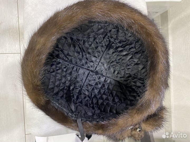 Шапка норковая женская новая