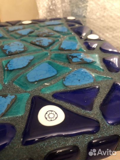 Комплект зеркало настенное и винтажный столик из м