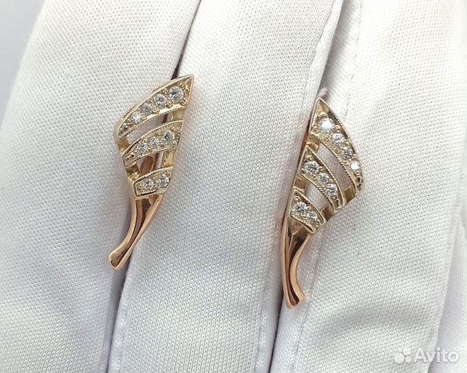 Золотые серьги