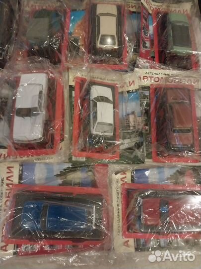 Легендарные советские автомобили Ашет 1:24 (93шт)