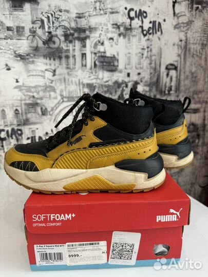 Кроссовки утепленные puma размер 36,5