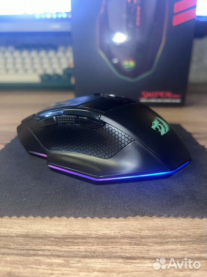 Мышь беспроводная/проводная Redragon Sniper PRO