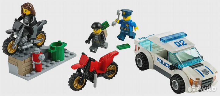 Конструктор lego City 60042 Полицейская погоня на