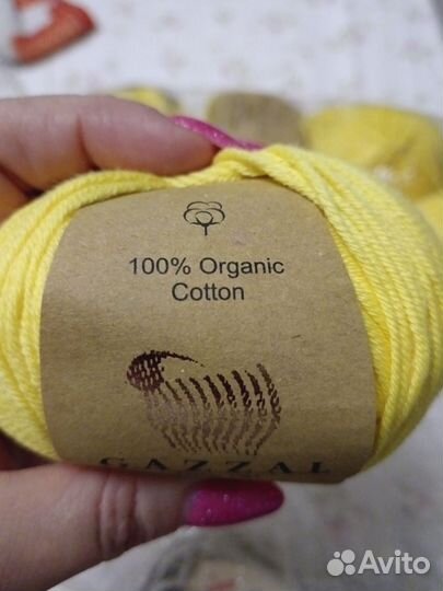 Пряжа Gazzal organic baby cotton