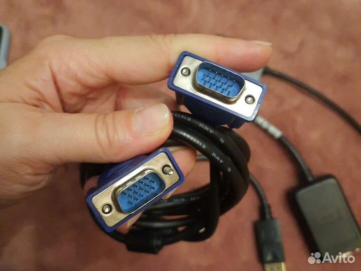 Переходник displayport на VGA, VGA на VGA