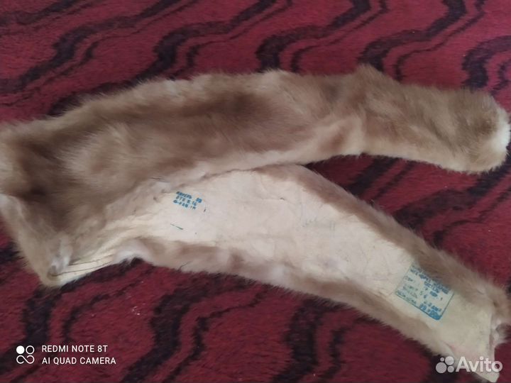 Меховой воротник норка