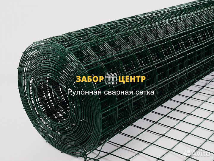 Забор из сварной рулонной сетки, Кобона, пвх