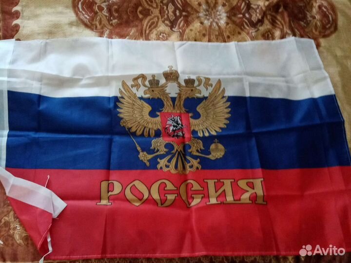 Флаги портрет Путина