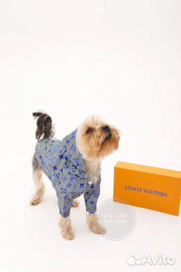 Дождевик светоотражающий для собак Louis Vuitton