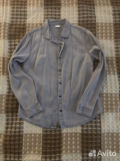 Джинсовая рубашка для девочки