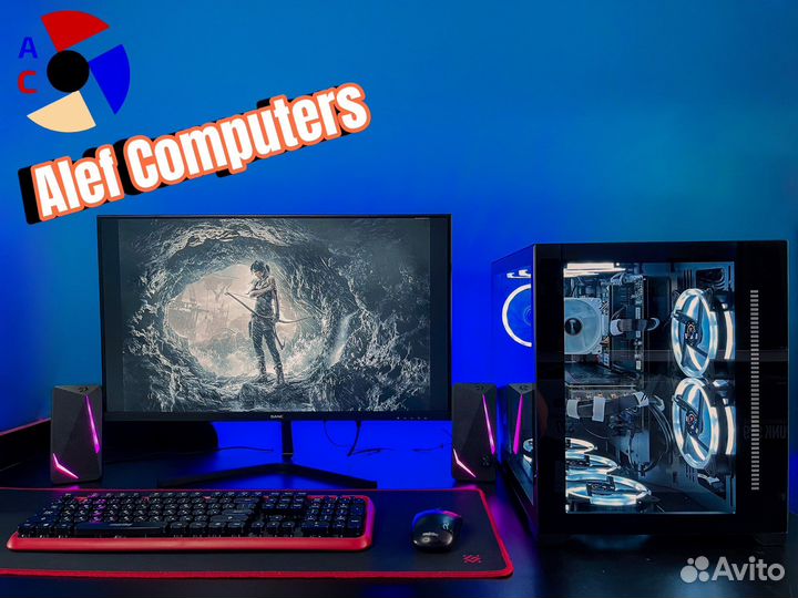 Игровой компьютер Core i3 13100F 16Gb RTX 3060 12G