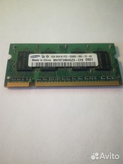 DDR 2 Samsung для ноутбука