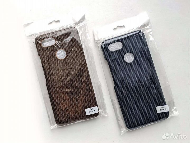 Новый тканевые чехол синий для Google Pixel 3