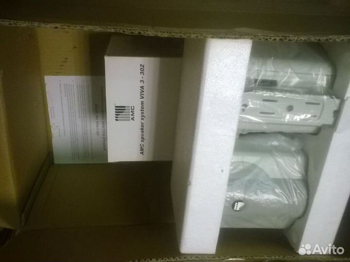 Колонки AMC viva 3-302 с переключателем 100В / 8Ом