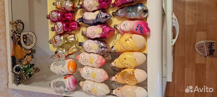 Елочные игрушки СССР