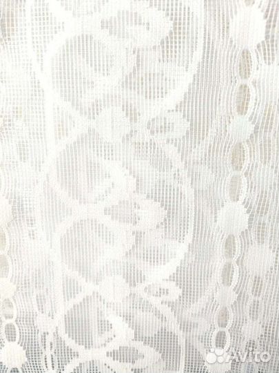 Тюль белая новая