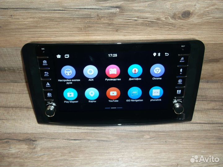 Магнитола Mercedes-Benz ML/GL Android с крутилками