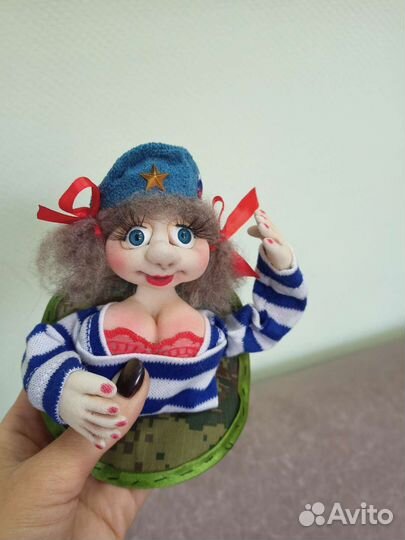 Игрушки ручной работы в смешанной технике