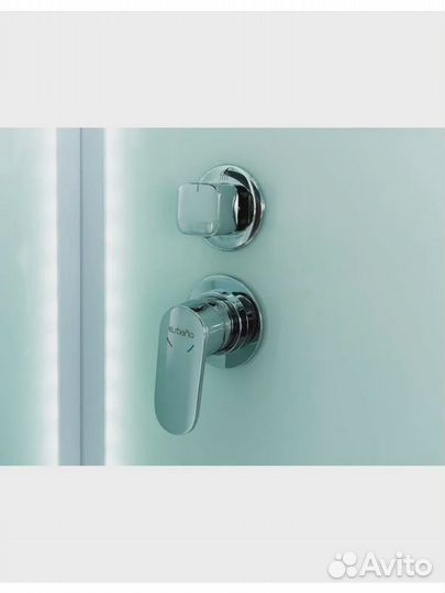 Кабина полукруглая с крышей и LED освещением esbano ES-L90CR. размер: 90 х 90 х 210