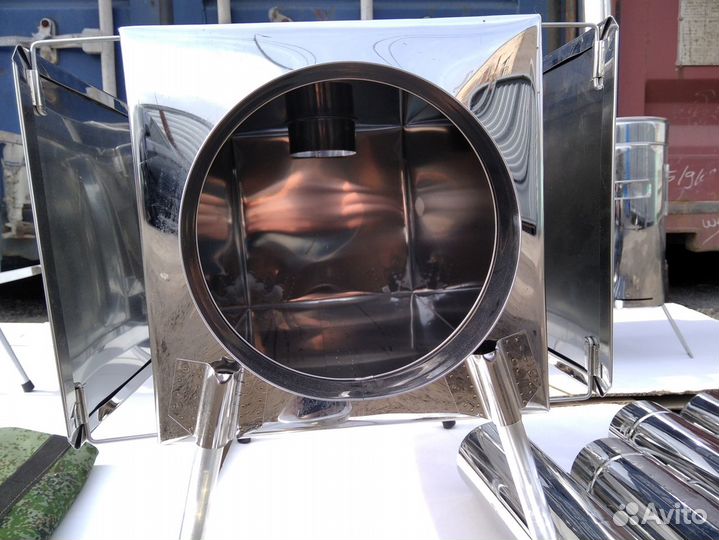 Печь для отопления палатки Пошехонка Средняя на 30