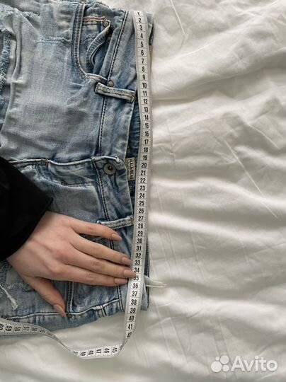 Шорты джинсовые pull and bear