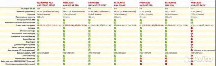 Квадроцикл aodes pathcross MAX 650 XE